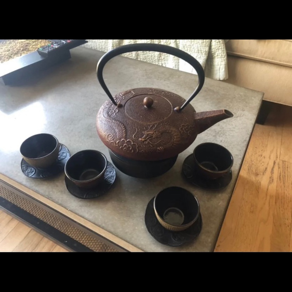 Japanese Cast Iron Tea Set